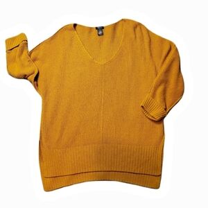 Rue21 Mustard Yellow Knit Sweater – Size S/M Like New